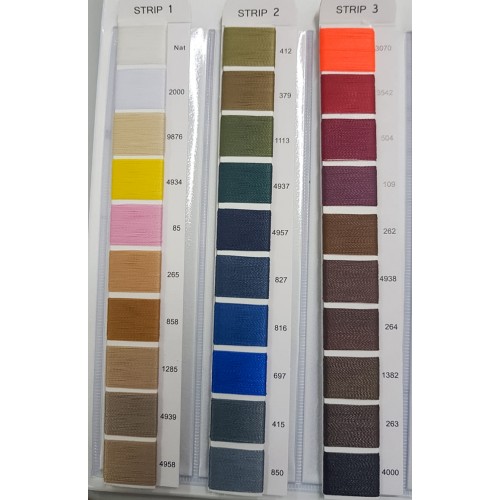 Serafil Color Chart